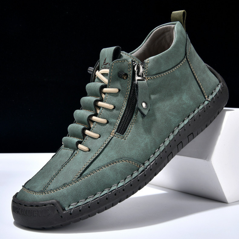 DELACROIX | CHAUSSURES EN NABUK AVEC ZIP POUR HOMME
