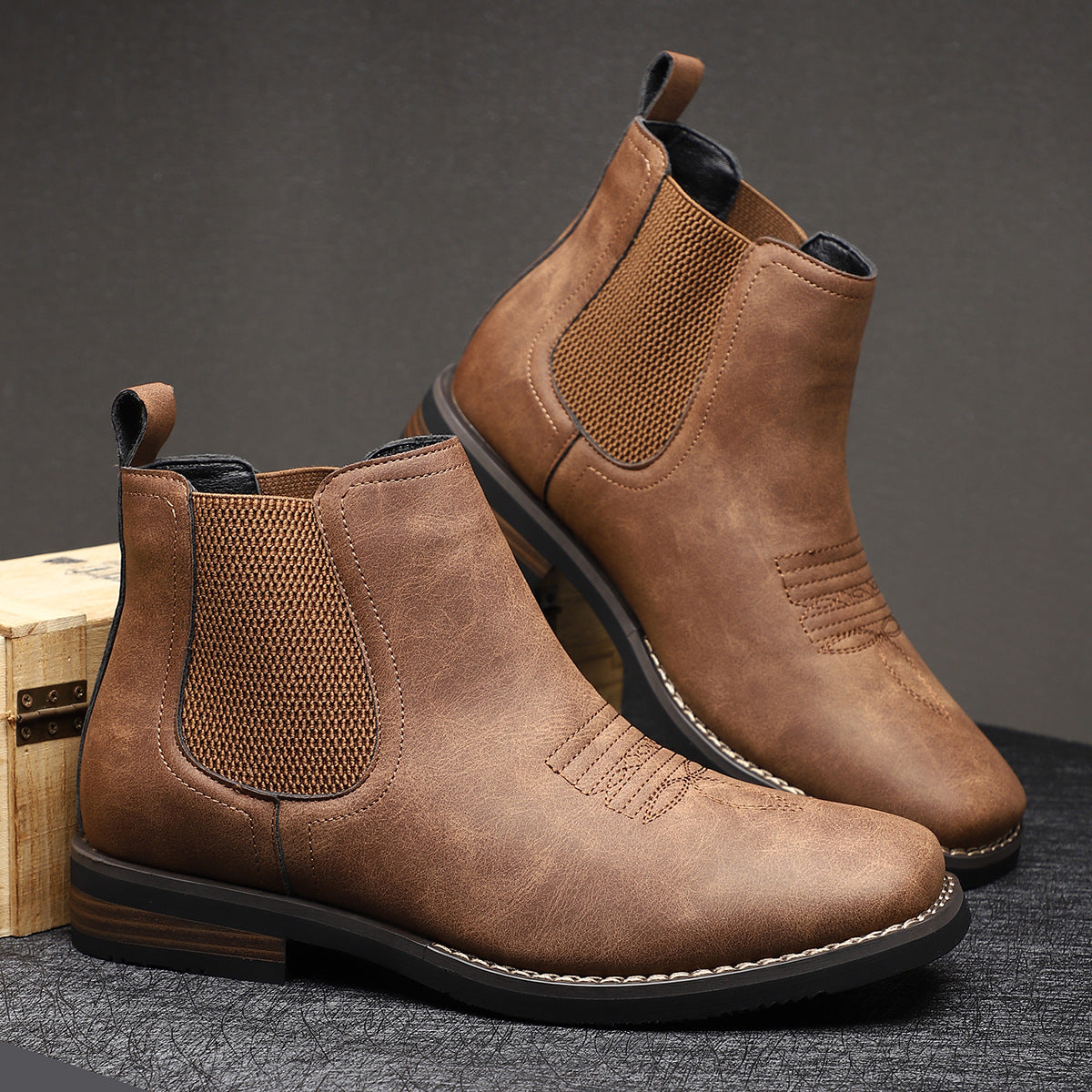 DELACROIX | BOTTES CLASSIQUES EN CUIR POUR HOMME