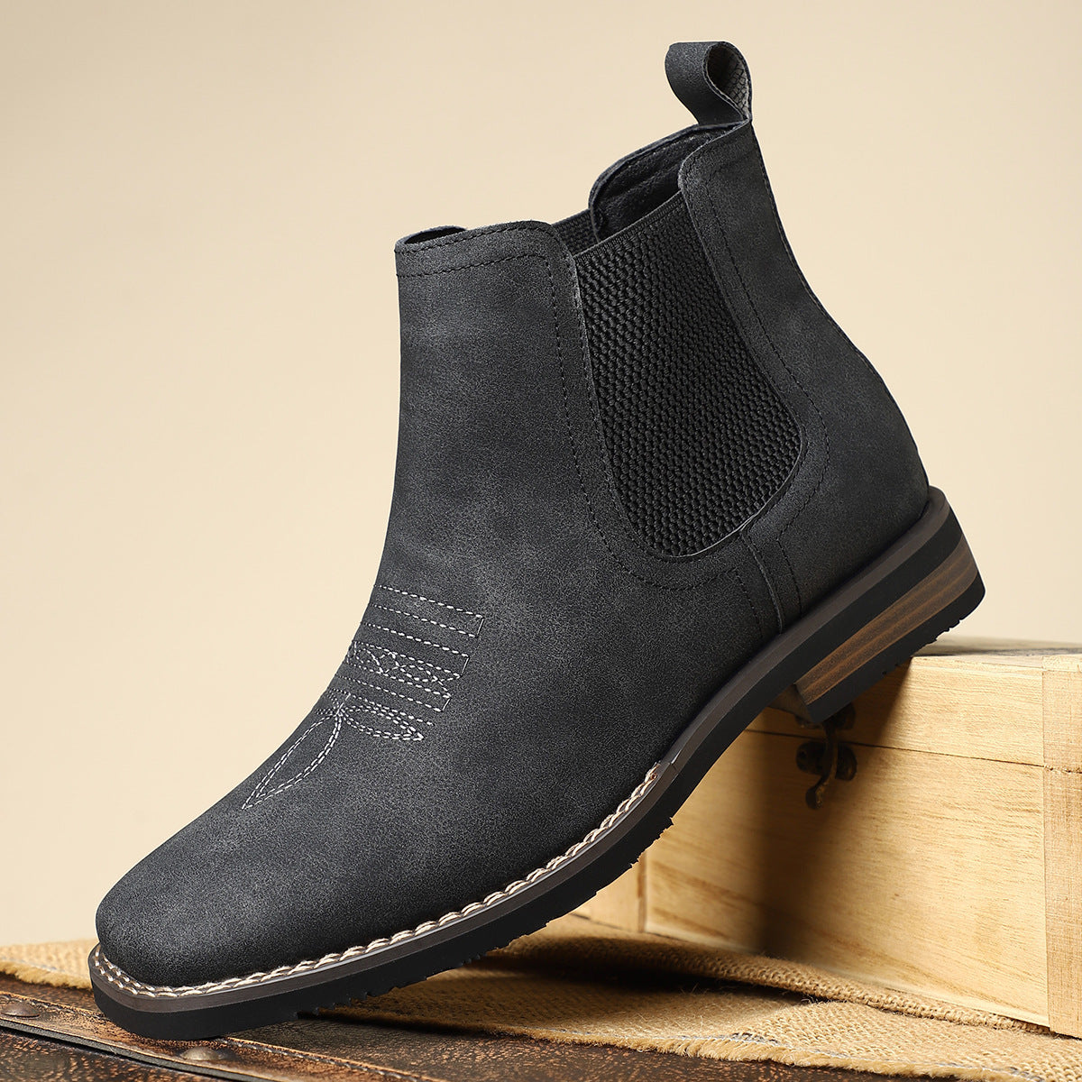 DELACROIX | BOTTES CLASSIQUES EN CUIR POUR HOMME