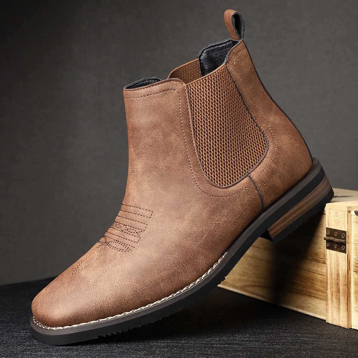 DELACROIX | BOTTES CLASSIQUES EN CUIR POUR HOMME