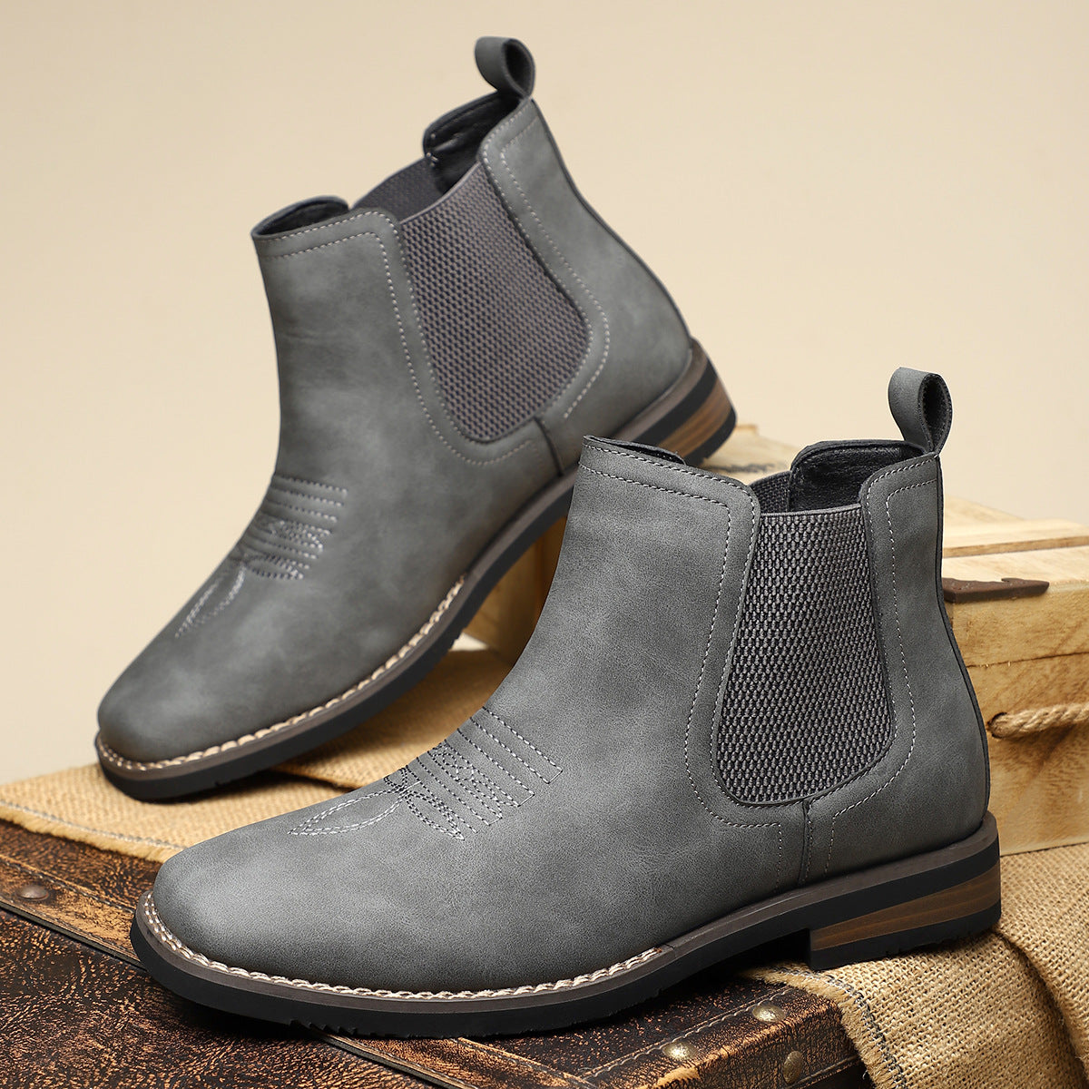 DELACROIX | BOTTES CLASSIQUES EN CUIR POUR HOMME