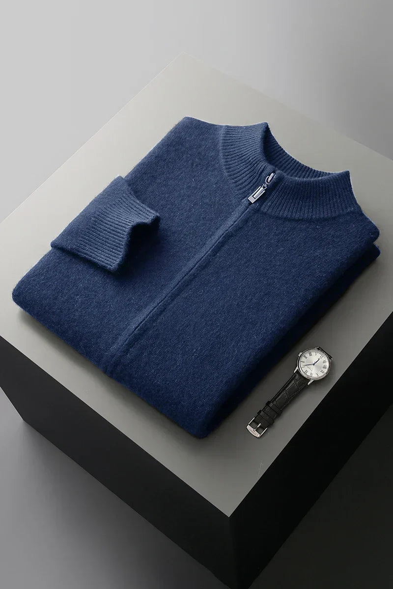 DELACROIX | GILET DE LUXE EN LAINE DE CACHEMIRE PREMIUM