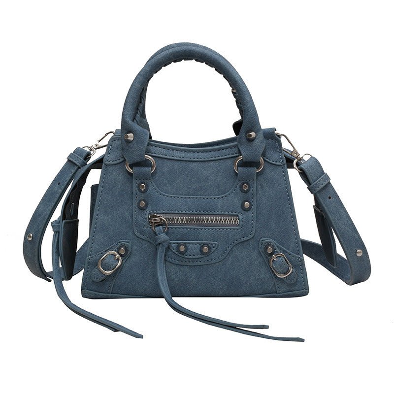DELACROIX | SAC DENIM HORIZON BLEU
