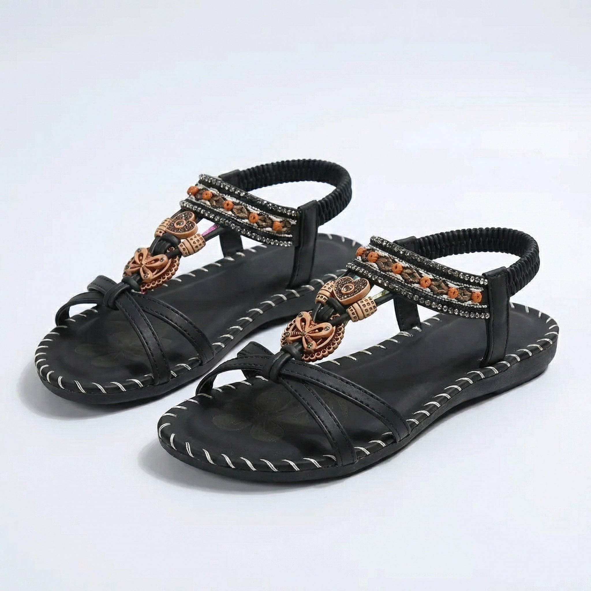 Anne & Elise | Sandales Style Ibiza Alliant Confort et Élégance